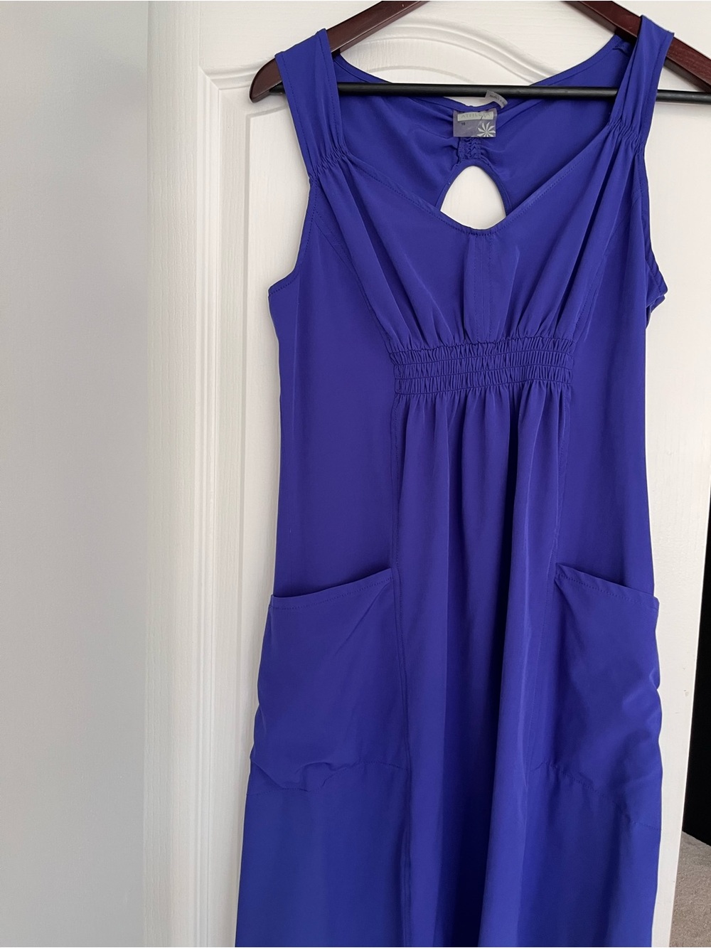 Athleta Sleeveless Cobalt Dress with Pockets